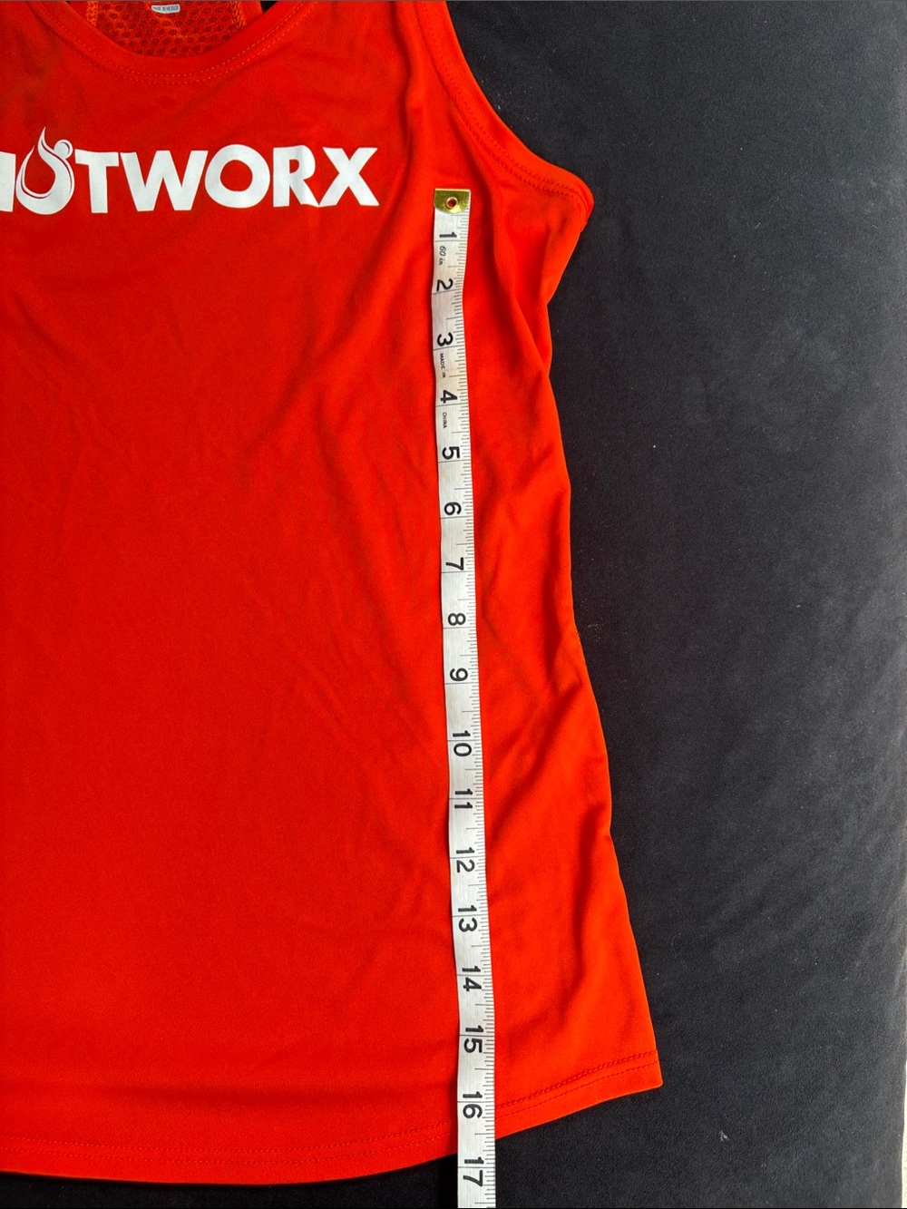 HOTWORX Augusta Sportswear Bright Orange Racerback Tank NWOT - Picture 8 of 9
